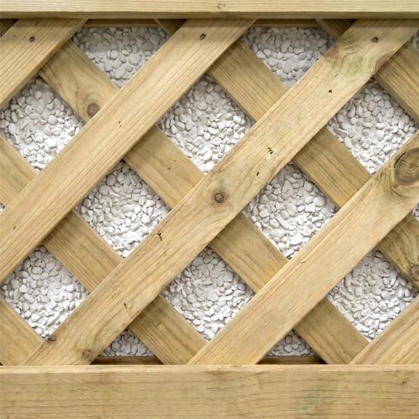 3 pack fence panel premier urban premier diamond top [w.6ft x h.4ft] 1