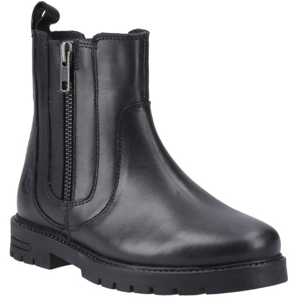 Hush Puppies Liana Leather Girls's Black Boots