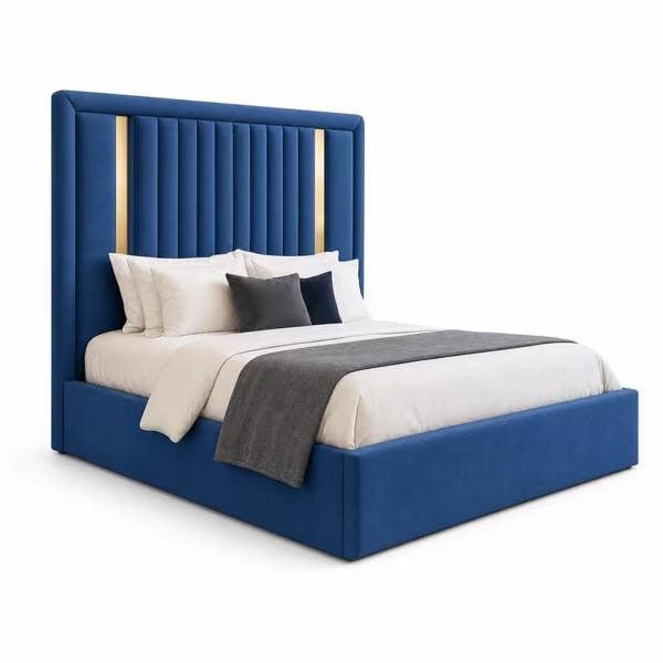 Paradise Beds New Gold Strip Ottoman Bed Frame