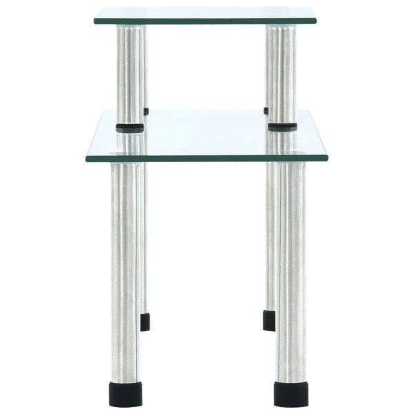Berkfield Kitchen Shelf Transparent 45x16x26 cm Tempered Glass