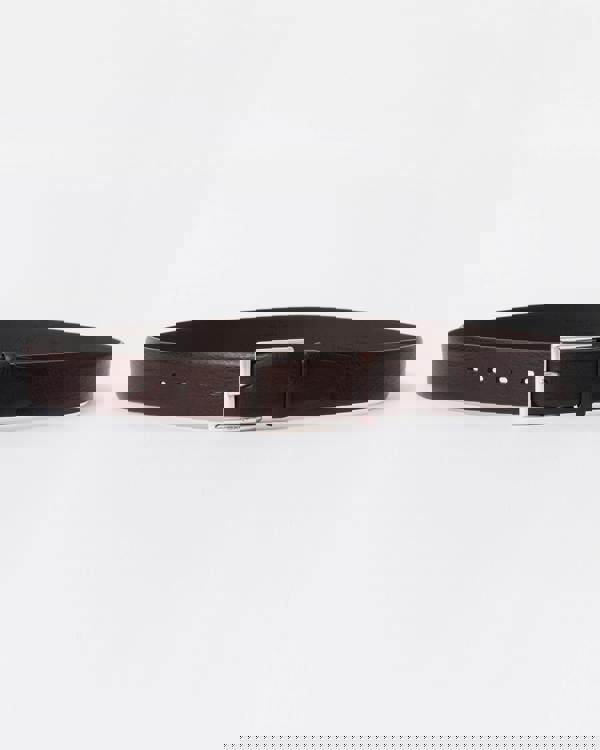 GANT Mens Classic Cow Leather Belt - 274 Rich Brown - front