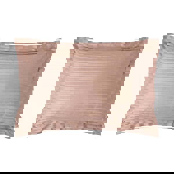 HOMESCAPES Silky 330 TC Egyptian Cotton Satin Stripe Oxford Pillowcase, Standard Size