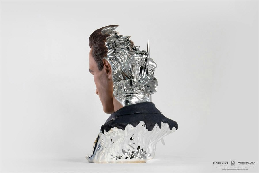 MCSlots Terminator 2 T-1000 Painted Art Mask Deluxe Edition 1:1 Scale PA006TE2
