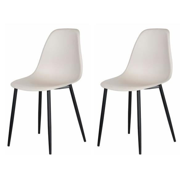 Core Products Pair of Aspen Curve Modern Dining Chairs