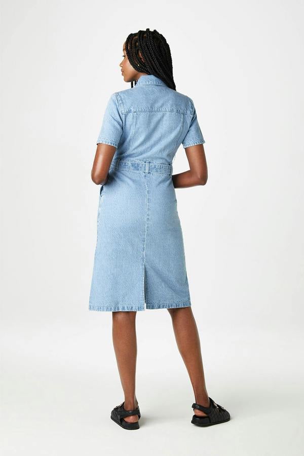 Urban Bliss Haiti Denim Midi Shirt Dress