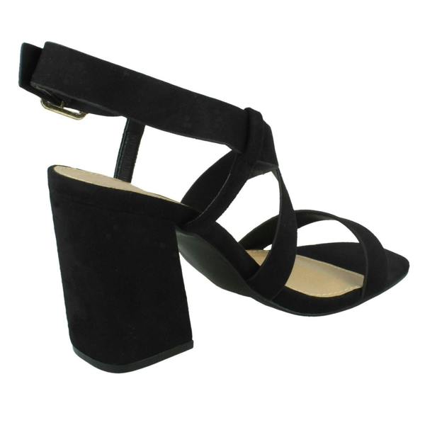 Spot On Ladies Spot On Strappy Heeled Sandals F12011