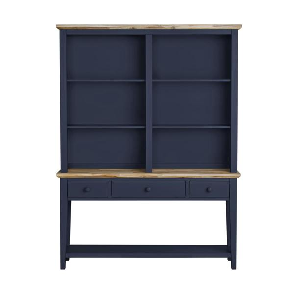 Statement Furniture Florence Console Table and Hutch, Display Cabinet with Shelves