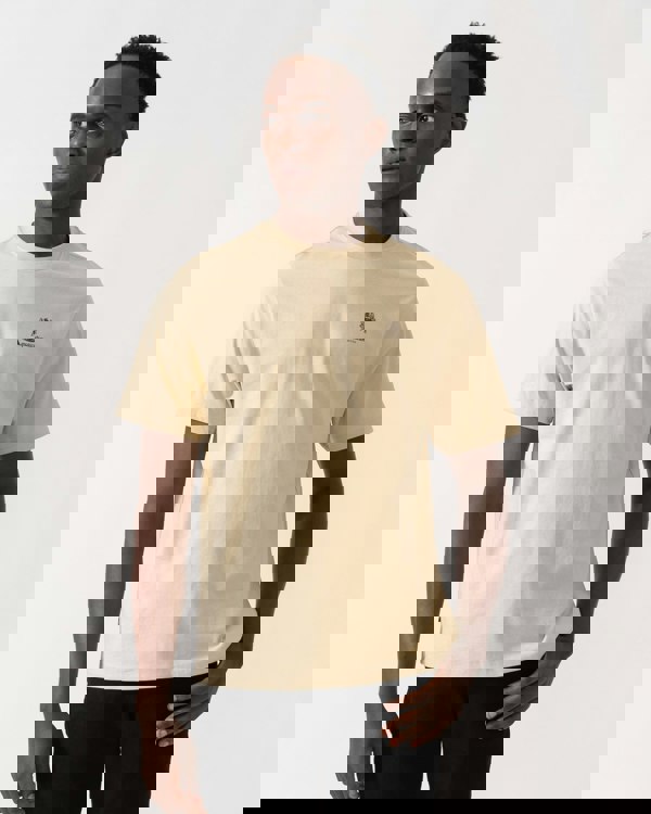 Aquascutum Mens Small Logo T-Shirt - Beige 03