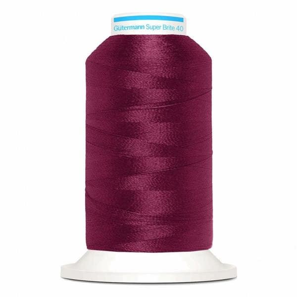 Gutermann Super Brite Polyester 40 Embroidery Thread 1000m Polyester Thread Suitable For Embroidery