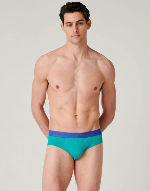 British Boxers Three-pack Men's Cotton Briefs – Fresh Citrus