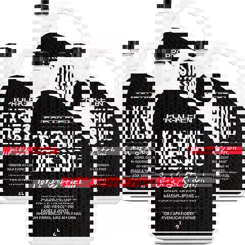 ProKleen Pro-Kleen Tyre Shine Dressing - Wet Look Non-Sling & Solvent Free Formula - Tyre Protector Easy to Use Formula (8 Litres)