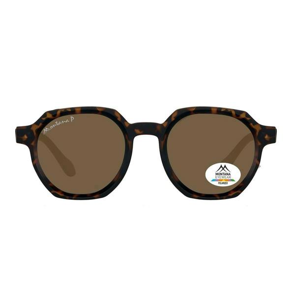 Montana Sunglasses MP62 B Matte Turtle Brown Polarized