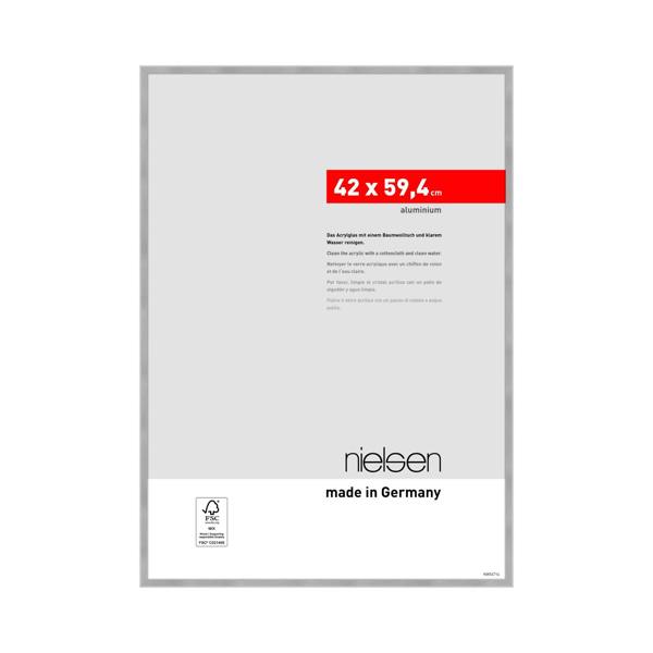 nielsen Atlanta Aluminium Picture Frame - Frosted Silver
