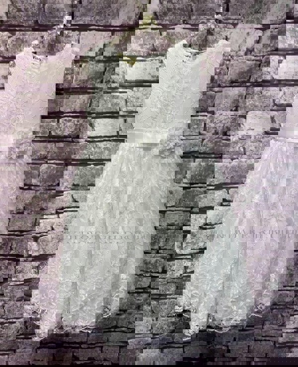 Lilliana Dress - White - UK Flower Girl Boutique