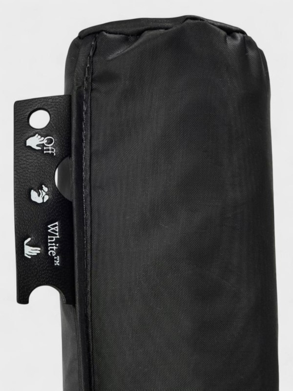 Off-White Foldable Umbrella Dark Grey
