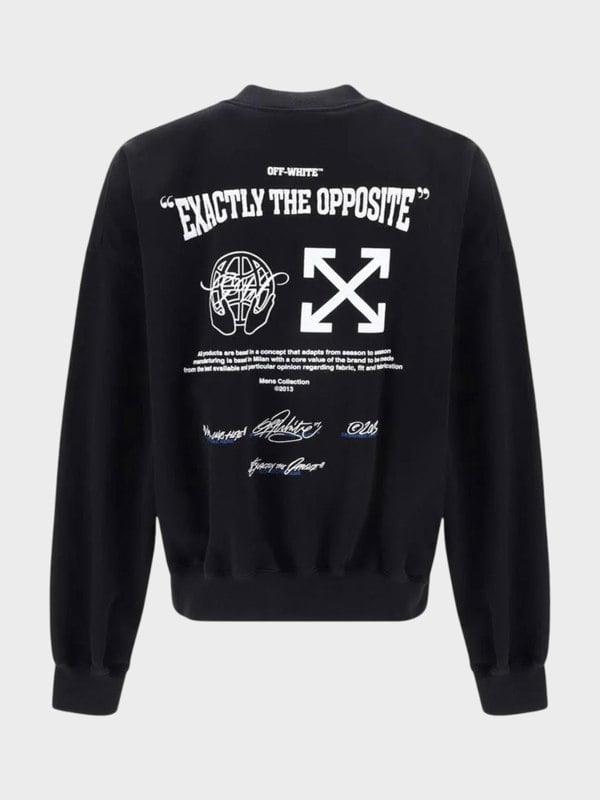 Off-White Exact Opp Boxy Crewneck Black