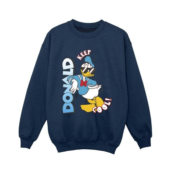 Disney Boys Donald Duck Cool Sweatshirt - Navy Blue