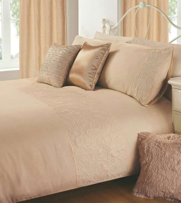 Intimates Pinsonic Geometric Design Duvet Cover & Pillowcase Set, Luxury Modern Bedding, Easy-Care & Wrinkle-Resistant