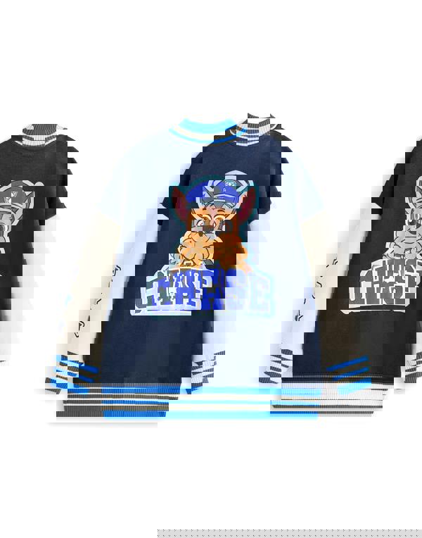 Paw Patrol Boys Blue Chase Varsity Jacket