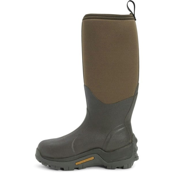 Muck Boots Wetland Hi Patterned Unisex Wellington Boots in Bark