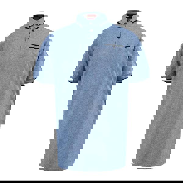 Duke Mens Harvey D555 Pique Kingsize Polo Shirt - Blue - 