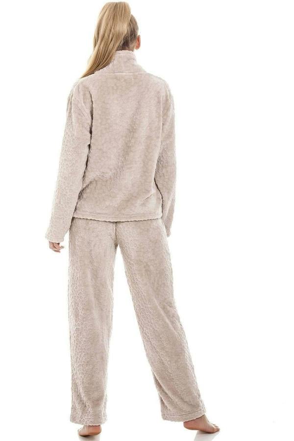 Womens Supersoft Fleece Pyjama Sets