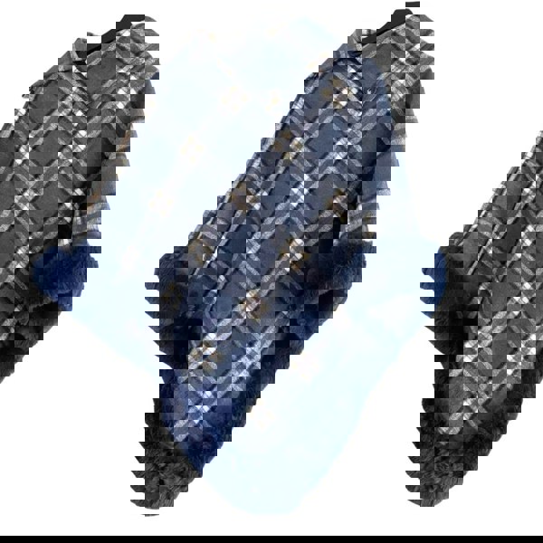 Strathurie Faux Fur Tartan Tweed Poncho