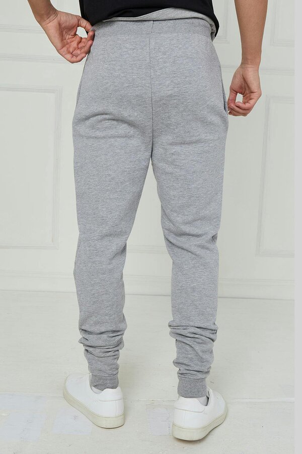 Men’s Grey Slim Fit Joggers - Tall