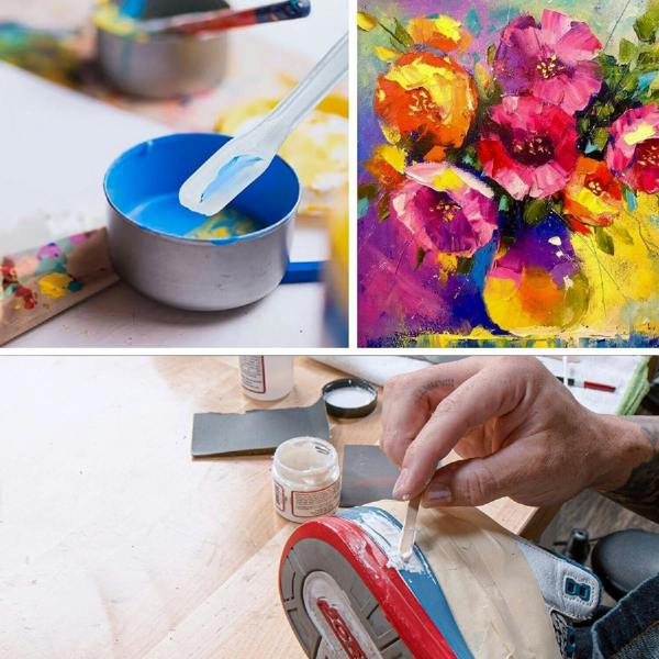 Angelus Spatula Pack - For Mixing Paints & Applying Products 3pc