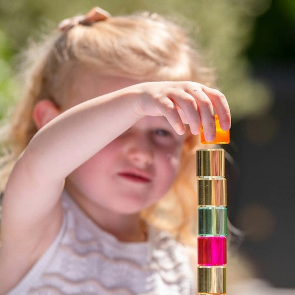 tickit Gem Circle Mirror Tray