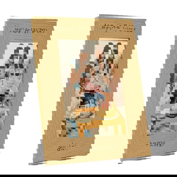 Personalised Memento Company Personalised 5x7 Potrait Wooden Photo Frame