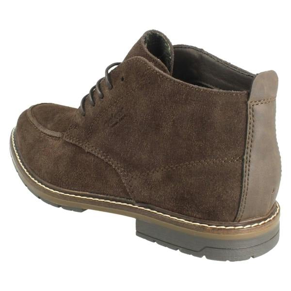 Rieker Mens Rieker Lace Up Casual Moccasin Ankle Boots 13700