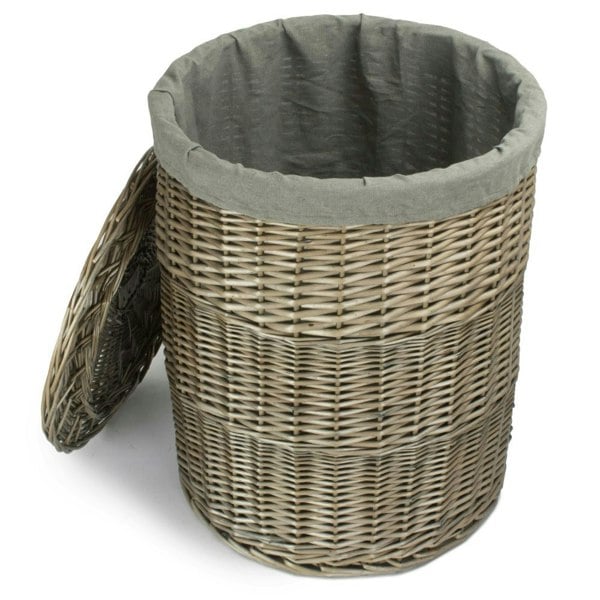 Round Laundry Wicker Basket
