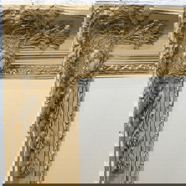 Exclusive Mirrors Haddon Slim Mirror Antique Gold 47cm x 142cm