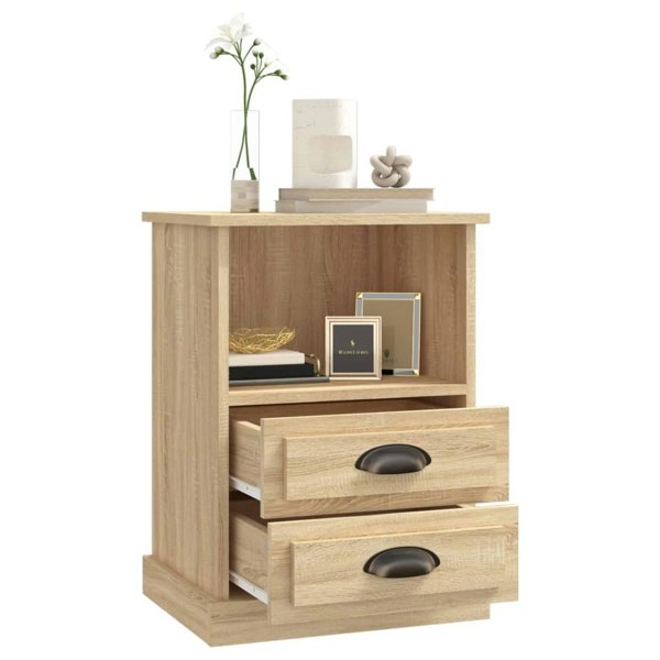 Berkfield Bedside Cabinet Sonoma Oak 43x36x60 cm