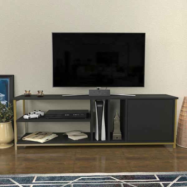 Decorotika Oneida Modern Tv Stand TV Cabinet for TV's up to 72"