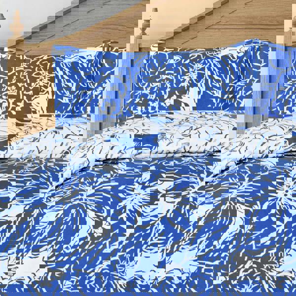 Smart Living Luxury Super Soft Reversible Hawaiian Tropic Duvet Cover with Pillowcase