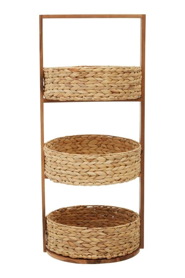 Interiors by Premier Arles 3 Tier Water Hyacinth Storage Caddy