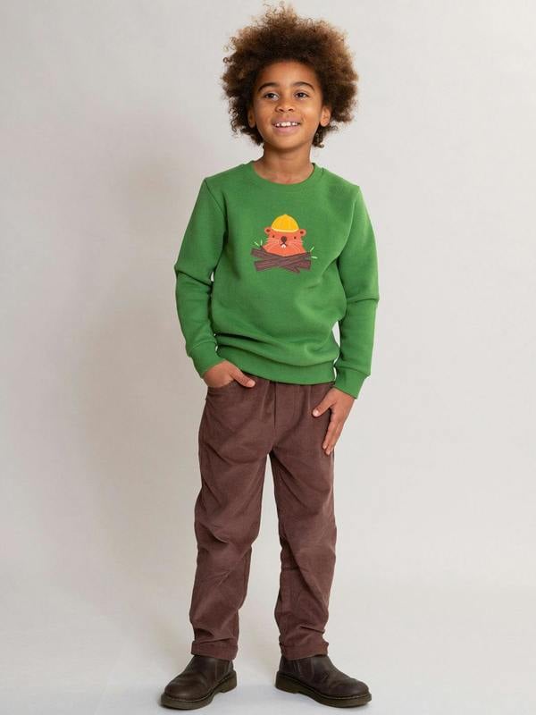 Kite Boys Organic Comfy Cords Coffee