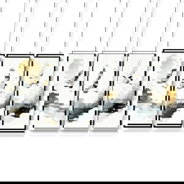 Art For Huge Wall | Set of 3 Asian Inspired Wall art Prints