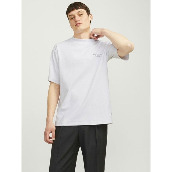 Jack & Jones Chad Branding Cotton Men's T-Shirt - White