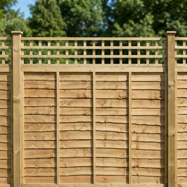 5 pack trellis flat top privacy square [w.6ft x h.1ft] 1