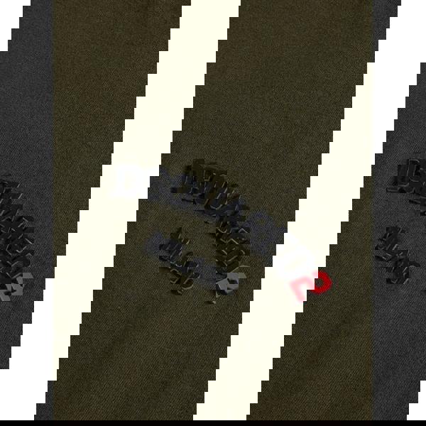 Dsquared2 Regular Fit Rubber Logo T-Shirt Military XS