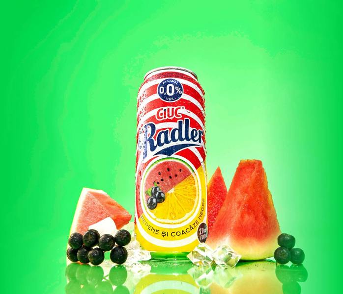 Ciuc Radler Watermelon & Blackcurrant Lager Alcohol Free 4x500ml