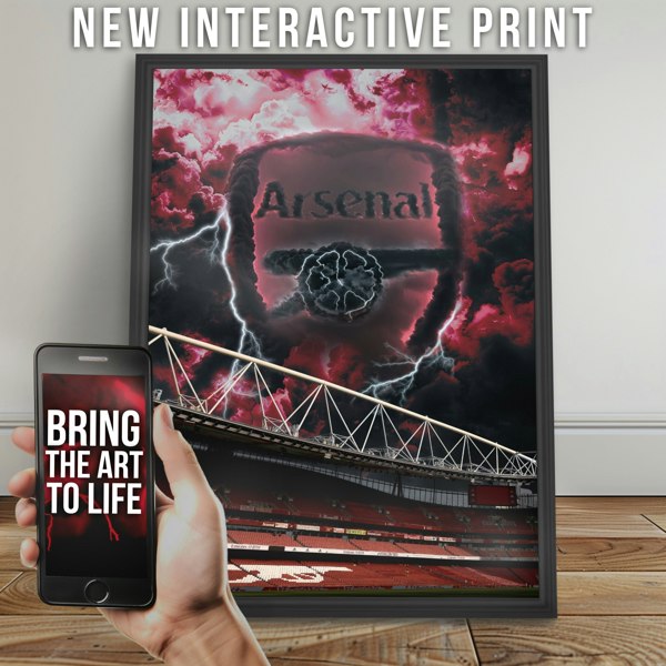 NotNiceThings Arsenal Magic Poster - Augmented Reality Art