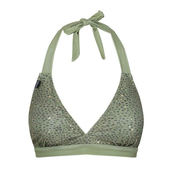 Regatta Womens/Ladies Flavia Leopard Print Bikini Top - Green Fields - 