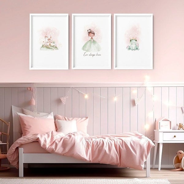 Childrens Canvas Prints | Set of 3 wall art prints