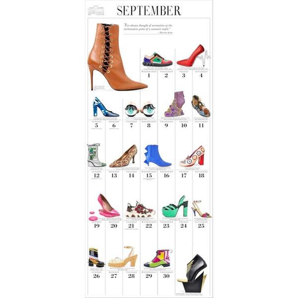 Fashion 365 Days Of Shoes Deluxe Calendar 2027, Deluxe Calendars, Month To View, Lifestyle, Gift