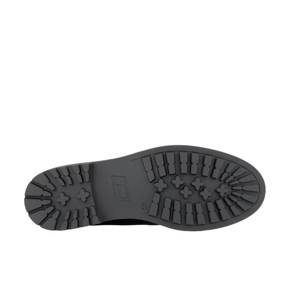 Embassy London Cyclone - Black Diamonds - Men's chunky sole leather shoe
