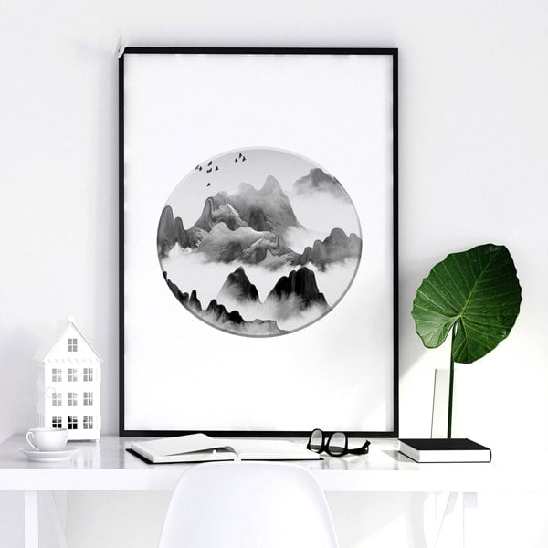 Office desk decor | set of 3 wall art prints